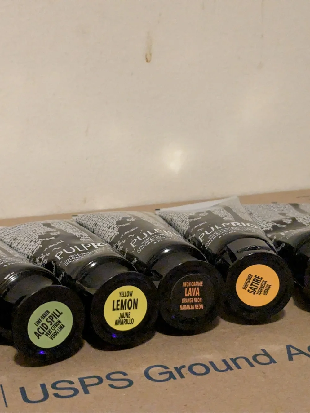 Lot of 6 Pulp Riot Semi-Permanent Hair Color